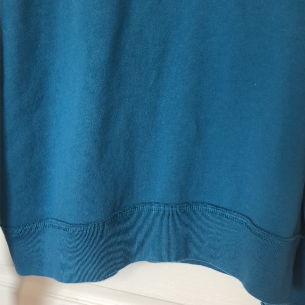 Aeropostale Zipper Hoodie Sweatshirt Cerulean Blue White Gray Jacket Coat Gift M - Picture 9 of 16